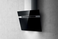 Logo Stripe noir - hotte murale elica stripe 60 cm coloris noir prf0100990d
