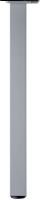 Logo Luisina - pied de table carr en acier laqu gris grain h 820 mm - 60 x 60 mm zdn prc68 020