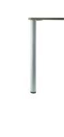 Logo Luisina - pied de table rond en alu cannel h 700 mm - 80 mm zdn pr807 005