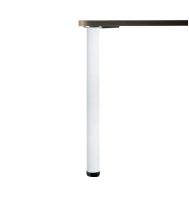 Logo Luisina - pied de table rond en acier laqu blanc h 700 mm - 80 mm zdn pr807 006