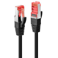 Logo Lindy cat.6 s/ftp cable black 1m patchcable 2715316