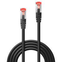 Logo Lindy cat.6 s/ftp cable black 1.5m patchcable 2715700