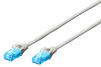 Logo Digitus c�ble de brassage cat 5e u-utp pvc awg 26/7 longueur 0.5 m de couleur grise 2830019