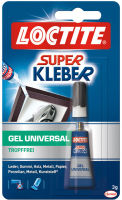 Logo Loctite colle universelle gel, tube de 3g, sur carte blister 56334326