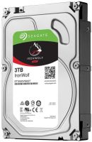 Logo Seagate nas hdd 3tb ironwolf 5900rpm 6gb/s sata 64mb cache 3.5inch 24x7 for nas and raid rackmount systemes blk st3000vn007