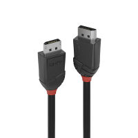 Logo Lindy 0.5m displayport 1.2 cable black line 3081692