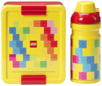 Logo Lego gourde + bo�te � go�ter lunch set brick pattern 58300247