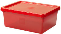 Logo Lego bo�te de tri et de rangement sort & store medium, rouge 58300261