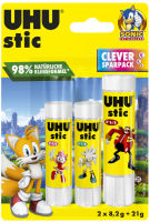 Logo Uhu b�ton de colle stic sonic, 21 g + 2 x 8,2 g, blister 5664838