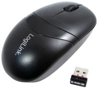 Logo Logilink mini souris optique sans fil, dongle usb, noir 11112298