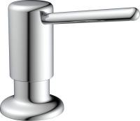 Logo Distributeur de savon chrom� - distributeur de savon finition chrom�e