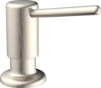 Logo Distributeur de savon nickel bross� - distributeur de savon finition