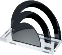 Logo Wedo trieur � courrier 'acrylique exclusif',transparent/noir 61003001