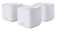 Logo Asus zenwifi ax mini xd4 eu+uk 3pk white 1.1800mbps dual-band mesh wi-fi system for seamless coverage up to 557 sq. meter 400079