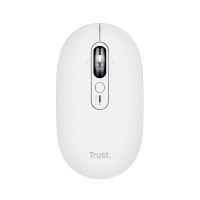 Logo Trust souris sans fil seron hyperscroll multi-connexion rechargeable blanc 48500370