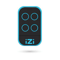 Logo Telecommande portail izi blue universelle 4 boutons 210.622