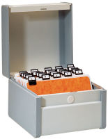 Logo Rexel bo�te � fiches, format a5 oblong, en plastique 336366300