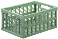 Logo Nhg caisse de rangement pliante, pp, 3,5 litres, vert 63600550