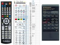 Logo T�l�commande pour pioneer cu-t011-g-dvd riv-13482