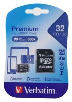 Logo Carte microsdhc 32gb verbatim class-10 incl. adaptateur 44083