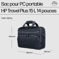 Logo Hp travel plus 15l 14p laptop bag 47361770