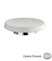 Logo Porte savon � poser accessoires - car72251 chrom�
