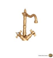 Logo M�langeur lavabo bec potence chambord - ch11192 vieux bronze