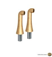 Logo 2 colonnettes fixation hydrotherapie - ch16092 vieux bronze