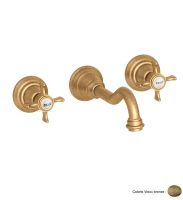 Logo Lavabo melangeur mural chambord s/mecanisme a/v up&down� vieux bronze
