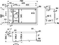 Logo Tosca beige - cuve sous-plan ou � encastrer luisina 1 grand bac