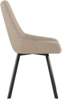 Logo Felix beige - lots de 4 assises hauteur table felix avec assise tissu