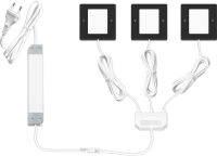 Logo Kit 3 homa s noir - kit homa s - 3 spots � poser en coloris noir +