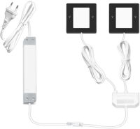 Logo Kit 2 homa s noir - kit homa s - 2 spots � poser en coloris noir +