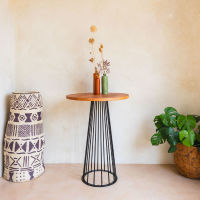 Logo Pied zo� noir 710 mm - pied central en acier noir h 710 mm - �400 mm