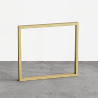 Logo Pied tess dor� 885 mm - pied de table rectangulaire en acier dor� h
