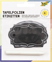 Logo Folia etiquettes de marquage tableau, noir, avec stylo-craie 57906108