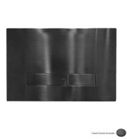 Logo Plaque pour wc suspendu chrome noir brosse plaque wc - ac10075 chrom?