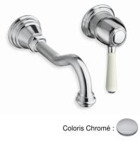 Logo Mitigeur lavabo mural 2 trous art elite - ae23151 chrom?