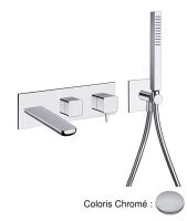 Logo Bain douche mural 2 sorties king - kg10251 chrom?