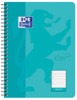 Logo Oxford cahier touch, b5, lign�, 160 pages, bleu aqua 5400891