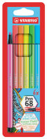 Logo Stabilo feutre pen 68, �tui en carton de 6 5550125
