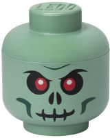 Logo Lego bo�te en forme de t�te storage head skeleton, l, blanc 58300128