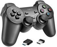 Logo Logilink manette de jeu sans fil, 2,4 ghz, noir 11118229