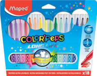 Logo Maped feutre color'peps long life, �tui carton de 18 82845021