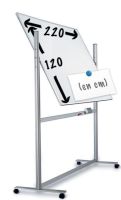Logo Tableau blanc magn�tique mobile 220 cm x 120 cm 70000937