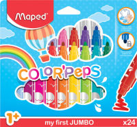 Logo Maped my first feutre color'peps jumbo, �tui en carton de 24 82846222