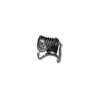 Logo Sabot taille barbe translucide noir/rouge rasoir 083.866