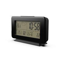 Logo Station meteo int-ext sans fil sur piles-eclairage ecran bleu 2167.202