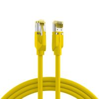 Logo Cordon de brassage rj45 cat.6a s/ftp lszh d�?�twyler 7702 tm31 jaune 15 m k8580ge.15