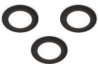 Logo Kit 3 mino noir - kit mino - 3 spots � encastrer en coloris noir +